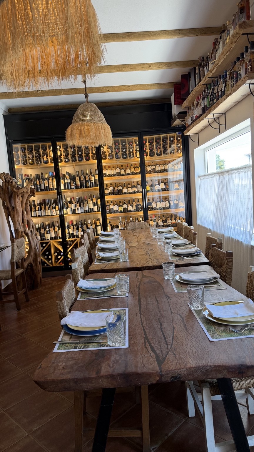 Our long table — Restaurante São João